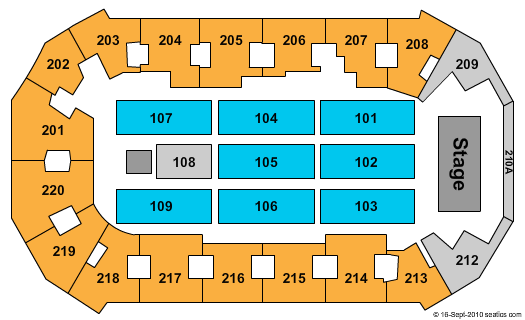 Tim's Toyota Center Seating Chart